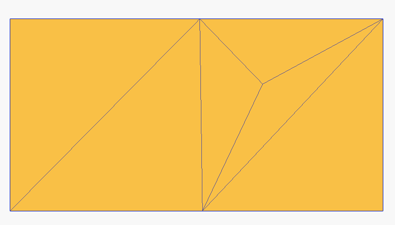 Adding a node without re-triangulation